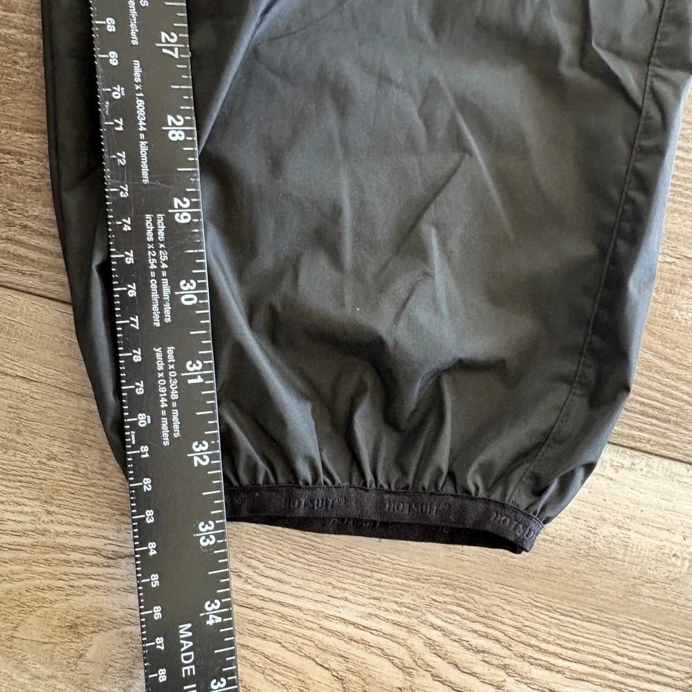 Hotsuit Sauna Pants Men 2XL Black Athletic Sweat Weight Loss Joggers Tracksuit